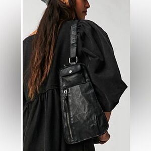 Free People Jagger leather sling bag